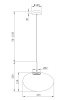Подвесной светильник 1*LED 5Вт Белый IP20 Roca MOD004PL-L5CE3K Maytoni