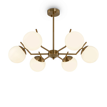 Люстра 6*E27 60Вт Латунь IP20 Moonrock FR5173PL-06BS Freya