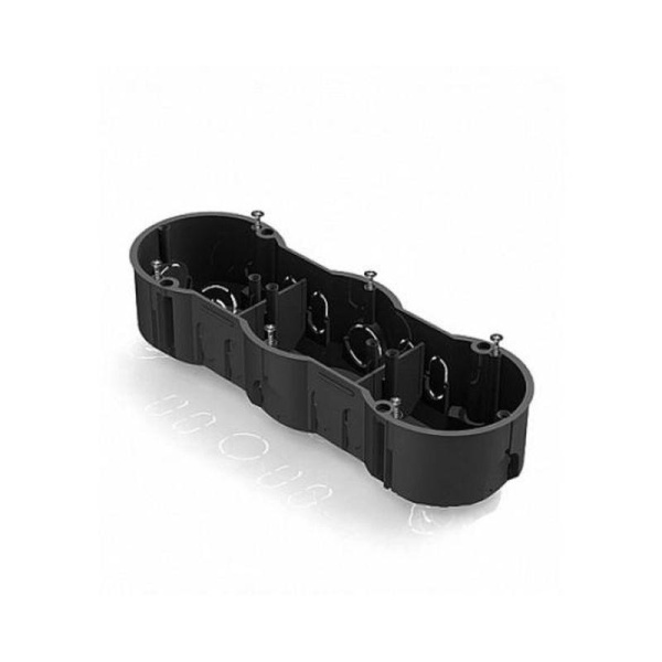 Коробка распаячная для скрытого монтажа в полых стенах 92х92х45мм (с пластиковыми зажимами) CHINT