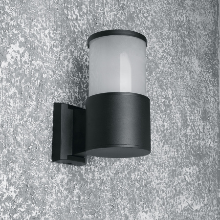 Светильник садово-парковый Feron DH0904,на стену вверх, E27 230V, черный