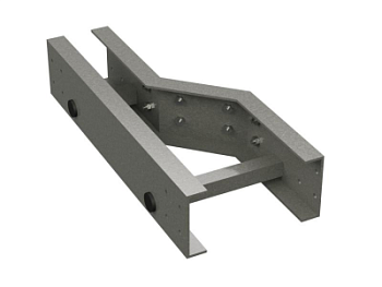 Переходник левосторонний Н=150, B=200, В1=150, стеклопластик G5 DKC