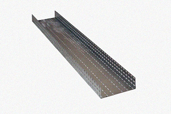 Лоток перфорированный ЛМ 150х80х3000 УТ1,5, горячее цинкование S1,5