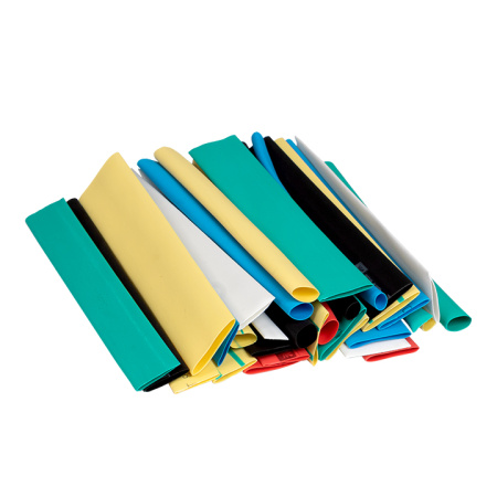 Набор ТУТ нг: 7 цветов по 5шт, Разного диаметра (4/2, 6/3, 8/4, 10/5, 12/6) 100мм, PROxima EKF