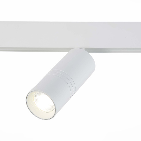 Магнитный трековый светильник белый LED 1*18Вт 4000К 1 530Lm Ra>80 36° IP20 L-xW60xH148 48В ST365.546.18 ST LUCE