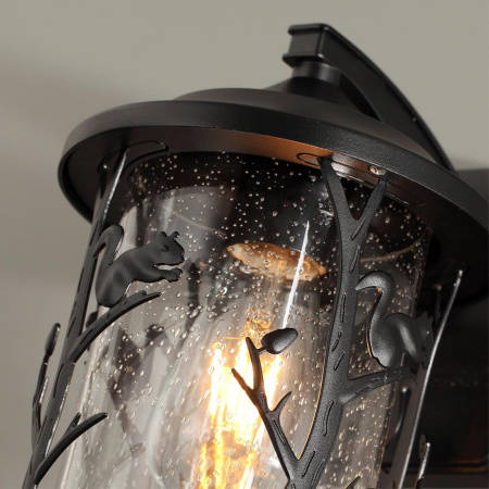 Ландшафтный настен.св-к E27 1*60W IP44 CUITA черный/стекло ODEON LIGHT