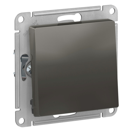 ATLASDESIGN 1-клавишный ПЕРЕКЛЮЧАТЕЛЬ, сх.6, 10АХ, механизм, СТАЛЬ Schneider Electric