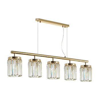 Люстра E14 5*40W VASSA золотой/хрусталь ODEON LIGHT
