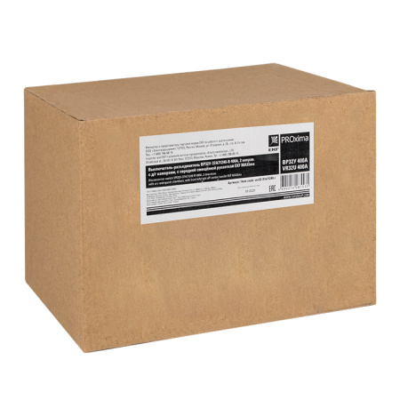 Выключатель-разъединитель ВР32У-37A71240-R 400А, 2 направ, с д/г камерами, с передней смещённой рукояткой MAXima EKF