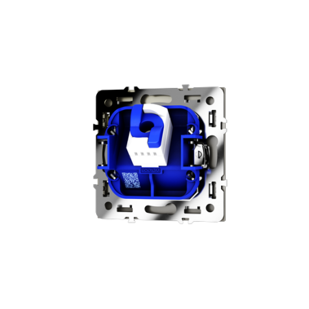 Розетка компьютерная встраиваемая Voltum S70 двойная RJ45+RJ45 КАТ.6, (шелк)