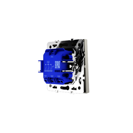 Выключатель встраиваемый Voltum S70 трехклавишный 10А, (шелк)