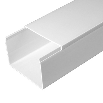 Кабель-канал белый 2-й замок в г/к 80х60 мм (18м/уп) Промрукав Кабель-канал белый 2-й замок в г/к 80х60 мм (18м/уп) Промрукав