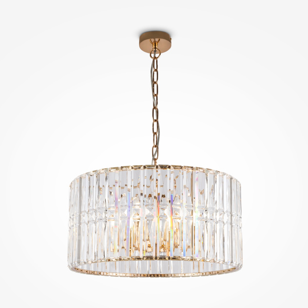 Подвесной светильник 6*E14 60Вт Золото IP20 Facet MOD094PL-06G Maytoni