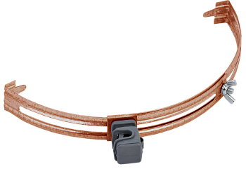 Держатель проводника круглого 6-8мм для конька медь IEK