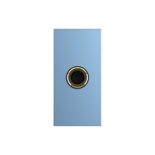 Розетка стерео аудио TRS JACK 6.3 мм, цвет синий (механизм) Livolo фото 2