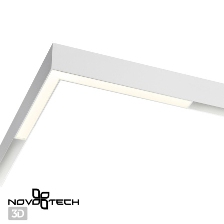 Трековый св-к для низков.шинопровода IP20 LED 4000K 24W 48V FLUM белый F NOVOTECH