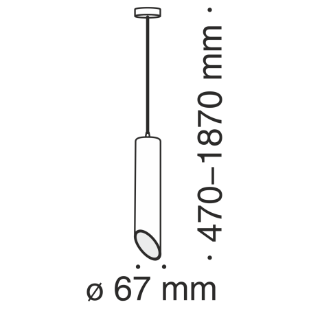 Подвесной светильник 1*GU10 50Вт Белый IP20 Lipari P027PL-01W Technical