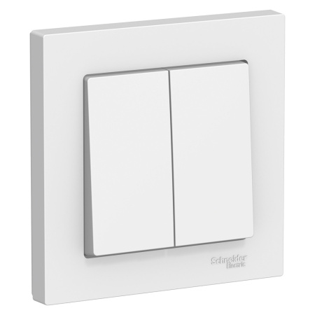 ATLASDESIGN Выключатель СУ 2-кл. в сборе 10А белый IP20 Schneider Electric