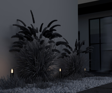 Ландшафтный светильник 20Вт Графит IP54 Glide O437FL-01GF Outdoor Maytoni