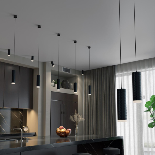 Св-к накл.IP20 GU10 9W 220V BRILL черный B NOVOTECH