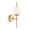 Настенный светильник (бра) 1*E27 60Вт Латунь IP20 Damask FR5205WL-01BS Freya