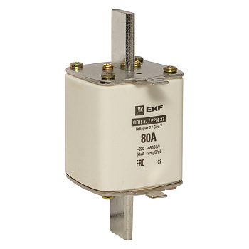 Плавкая вставка ППН-37 400/80А габарит 2 PROxima EKF