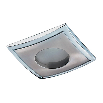 Встр.НП св-к IP65 GX5.3 50W 12V AQUA никель/хром B NOVOTECH