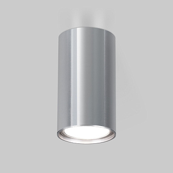 Накладной точечный светильник 1*GU10 сатин, хром IP20 (a038491) Elektrostandard