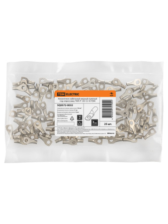 Наконечник кабельный медный луженый под опрессовку ТМЛ-Р 120-12-16 TDM