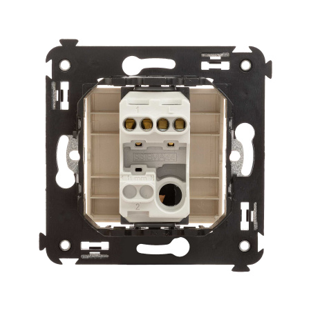 Кнопка одноклавишная в стену, "Avanti", "Ванильная дымка" DKC