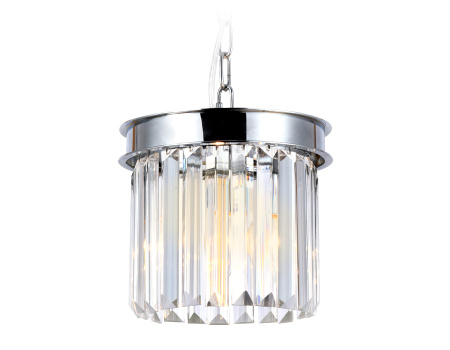 Подвесной светильник с хрусталем TR5101 CH/CL хром/прозрачный E14 max 40W D200*575 Ambrella Light