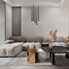 Подвесной светильник 5*LED 30Вт Черный IP20 Cascade MOD132PL-L28BK2 Maytoni