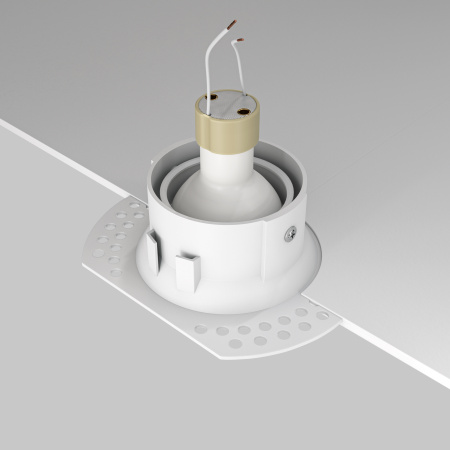 Встраиваемый светильник 1*GU10 50Вт Белый IP20 Downlight DL042-01-RD-W Technical Maytoni