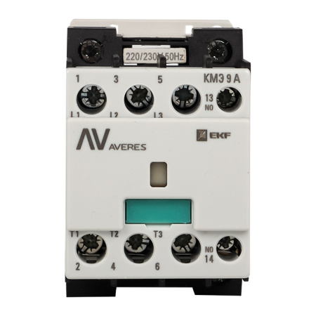 Контактор КМЭ 9А 1NO 400В АС AVERES EKF