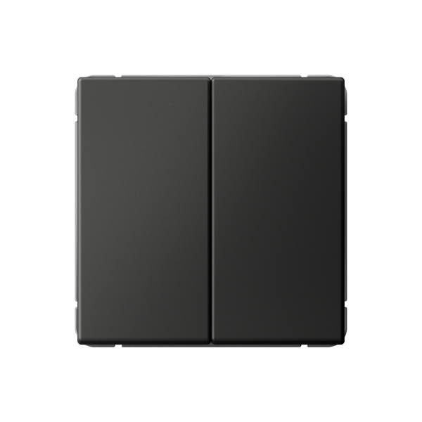 ARTGALLERY 2-клавишный ВЫКЛЮЧАТЕЛЬ, сх.5, 10АХ, механизм, БАЗАЛЬТ Systeme Electric