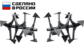 Ф-1, HEX 23, фрезы гусиные лапки для мотоблоков ЗУБР