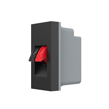 Розетка акустическая на зажимах, цвет черный (механизм) Livolo Розетка акустическая на зажимах, цвет черный (механизм) Livolo