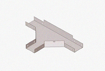 Лоток тройниковый замковый глухой ОТЗГ 100х65 УХЛ1, горячее цинкование S1,0