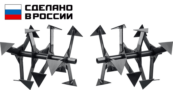 Ф-1, HEX 23, фрезы гусиные лапки для мотоблоков ЗУБР