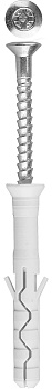 Дюбель-гвоздь нейлоновый, потайный бортик, 8 x 80 мм, 50 шт, Профессионал ЗУБР