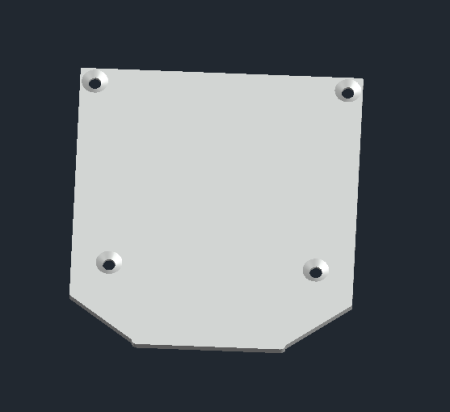 Donel Боковая глухая заглушка для профиля DN18525 Цвет: Серебро,(состоит из 2-х частей),Серия:DN8ALE