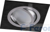 Светильник встраиваемый Feron DL2801 потолочный MR16 G5.3 черный-хром