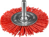 Профессионал. Щетка дисковая для дрели, нейлоновая проволока с абразивным покрытием, 63мм ЗУБР