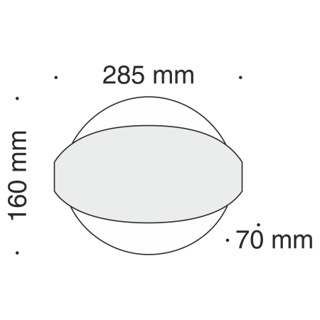 Бра 7Вт 3000K Белый IP20 Mirto C042WL-L7W3K Technical