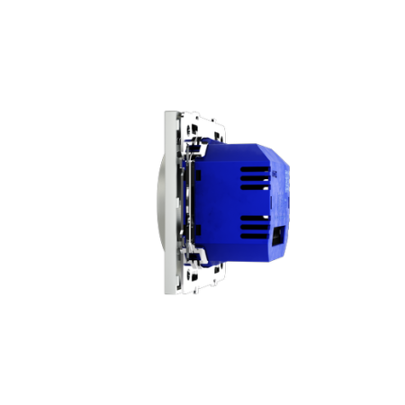 Терморегулятор электронный Voltum S70 с индикацией и датчиком, для теплого пола, (сталь)