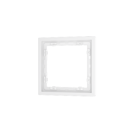 Рамка пластиковая Voltum S70 на 1 пост, (белый глянцевый)