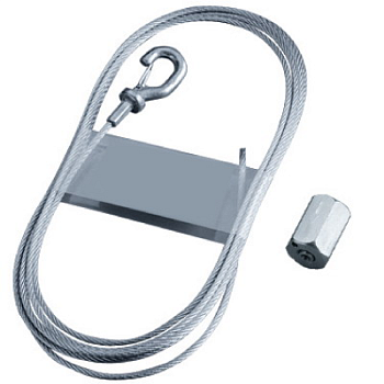 Трос с держателями L10000 диам.1,5 мм DKC