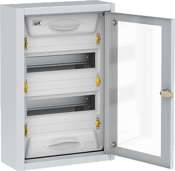 Корпус металлический ЩРн-24 прозрачная дверь IP31 УХЛ3 IEK