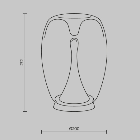 Настольный светильник LED 9Вт Золото IP20 Splash MOD282TL-L15G3K1 Maytoni