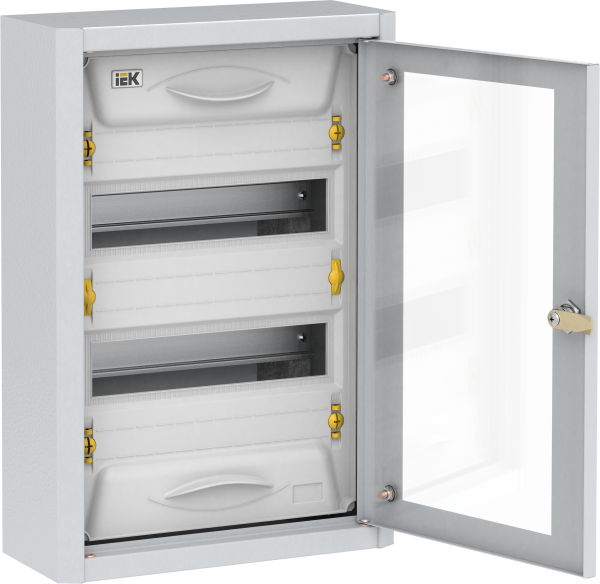 Корпус металлический ЩРн-24 прозрачная дверь IP31 УХЛ3 IEK