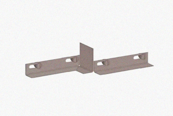 Соединитель-переходник замковый ПУгЛЗ 100х100 УХЛ1 (левый), горячее цинкование, S1,5